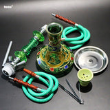 Double Hose Ceramic Hookah Set