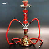 Double Hose Ceramic Hookah Set