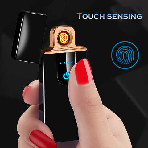 Touch-Sensitive Flame-Less Cigarette Lighter